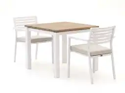 Kees Smit Bellagio Rumo/Lagundo 90cm dining tuinset 3-delig stapelbaar aanbieding