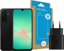 Coolblue Samsung Galaxy A26 128GB Zwart 5G + Basis Accessoirepakket aanbieding