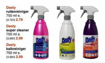 Wibra Dasty ruitenreiniger 750 ml e. aanbieding