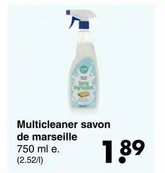 Wibra Mulicleaner savon de marseille 750 ml e. aanbieding