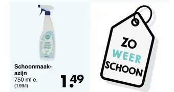 Wibra Schoonmaakazijn 750 ml e. aanbieding