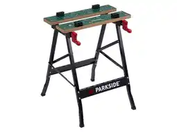 Lidl PARKSIDE Inklapbare werkbank met MDF-blad aanbieding