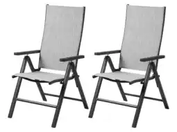 Lidl LIVARNO 2 Verstelbare tuinstoelen Houston aanbieding