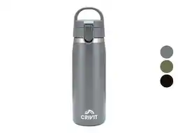 Lidl CRIVIT RVS drinkfles 1 L aanbieding