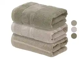 Lidl LIVARNO Handdoeken, 2 stuks, 50 x 100 cm, 500 gsm aanbieding