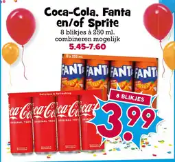 Boon`s Markt Coca-Cola, Fanta en/of Sprite aanbieding