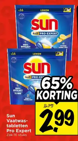 Vomar Voordeelmarkt Sun Vaatwastabletten Pro Expert aanbieding