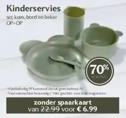 Boon`s Markt Kinderservies aanbieding
