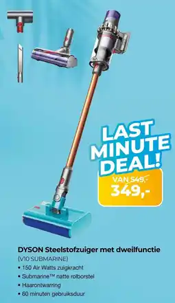 EP Beerepoot dyson steelstofzuiger met dweilfunctie (v10 submarine) aanbieding