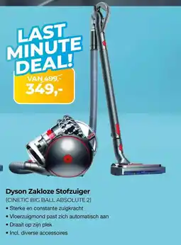 EP Beerepoot Dyson Zakloze Stofzuiger aanbieding