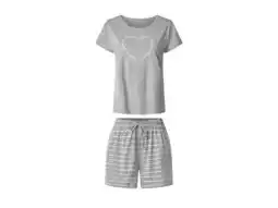 Lidl ESMARA Korte dames pyjama (Grijs, XL (48/50)) aanbieding