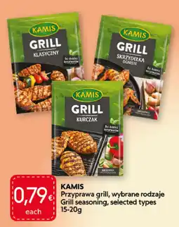 Food Plus KAMIS Grill seasoning, selected types aanbieding