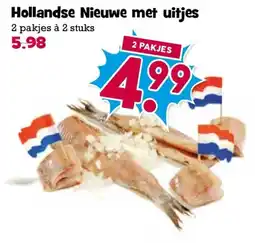 Boon`s Markt Hollandse Nieuwe met uitjes aanbieding