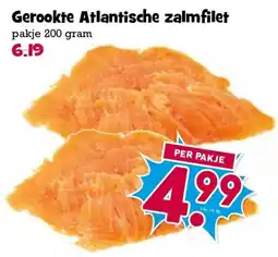 Boon`s Markt Gerookte Atlantische zalmfilet aanbieding