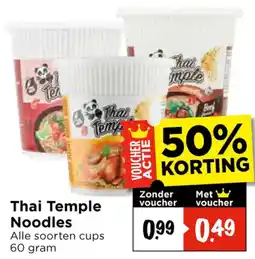 Vomar Voordeelmarkt Alle Thai Temple Noodles aanbieding