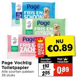 Vomar Voordeelmarkt Alle Page Vochtig Toilet papier aanbieding