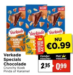 Vomar Voordeelmarkt Verkade Specials Chocolade aanbieding