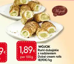Food Plus Wójcik Rurki dubajskie z nadzieniem aanbieding