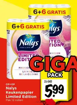 Vomar Voordeelmarkt Nalys Keukenspapier Limited Edition aanbieding