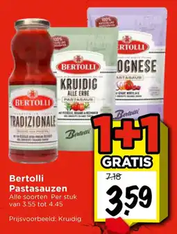 Vomar Voordeelmarkt Alle Bertolli Pastasauzen aanbieding