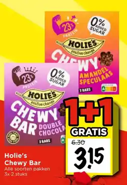 Vomar Voordeelmarkt Alle Holie's Chewy Bar aanbieding
