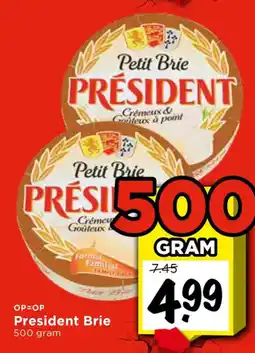 Vomar Voordeelmarkt President Brie aanbieding