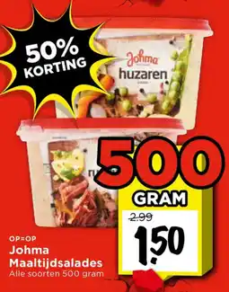 Vomar Voordeelmarkt Alle Johma Maaltijdsalades aanbieding