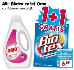 Boon`s Markt Omo Biotex aanbieding