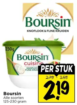 Vomar Voordeelmarkt Alle Boursin aanbieding