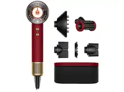 MediaMarkt Dyson Supersonic Nural Straight + Wavy Red Velvet / Gold Föhn Rood aanbieding