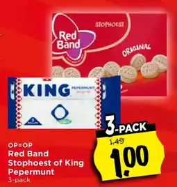 Vomar Voordeelmarkt Red Band Stophoest of King Pepermunt aanbieding