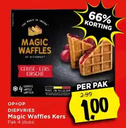 Vomar Voordeelmarkt Magic Waffles Kers aanbieding