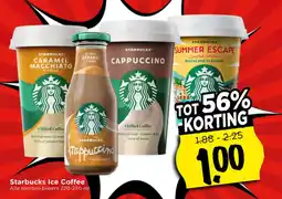 Vomar Voordeelmarkt Alle Starbucks Ice Coffee aanbieding