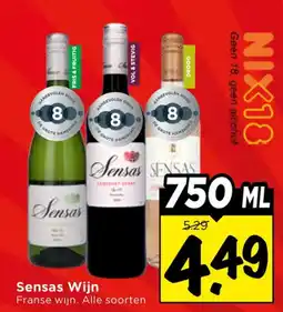 Vomar Voordeelmarkt Sensas Wijn aanbieding