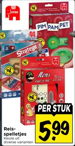 Vomar Voordeelmarkt Reis-spelletjes aanbieding