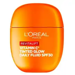 Trekpleister L'Oréal Paris Revitalift Vitamine C Tinted Gold Daily Fluid aanbieding