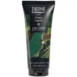 Trekpleister Therme Men Forest Legend 3-in-1 Wash aanbieding