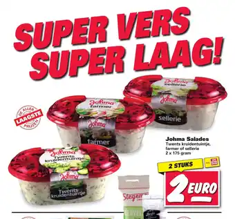 Nettorama Johma Salades 2 x 175 gram 2 stuks aanbieding