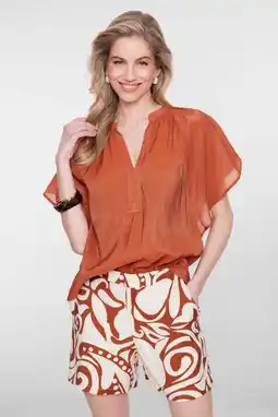 Wehkamp Geisha top donker oranje aanbieding