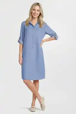 Wehkamp Geisha blousejurk blauw aanbieding