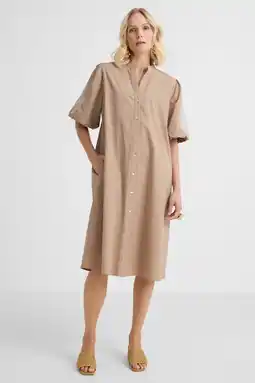 Wehkamp NUKUS midi jurk zand aanbieding