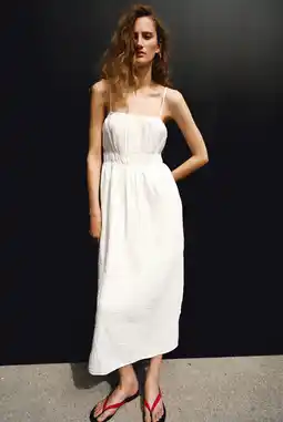 Wehkamp Mango midi jurk - wit aanbieding