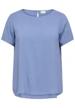 Wehkamp ONLY CARMAKOMA T-shirt blauw aanbieding