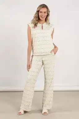 Wehkamp NUKUS top ecru aanbieding