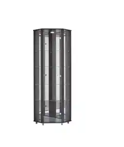 Wehkamp Wehkamp Home vitrinekast Trio Standard - zwart aanbieding