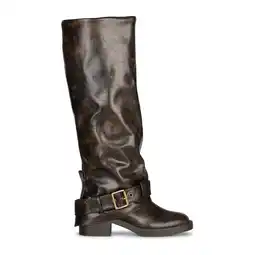 Wehkamp POSH by Poelman Patty bikerboots donkerbruin aanbieding