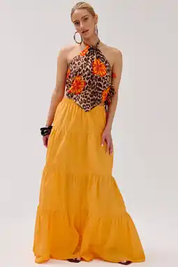 Wehkamp HARPER & YVE maxi rok oranje aanbieding