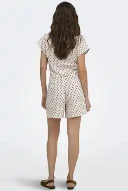 Wehkamp ONLY blouse met stippen ecru aanbieding