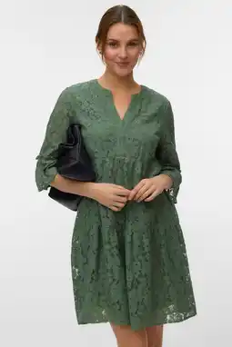 Wehkamp VERO MODA A-lijn jurk - groen aanbieding