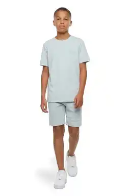 Wehkamp Malelions sweatshort grijsgroen aanbieding